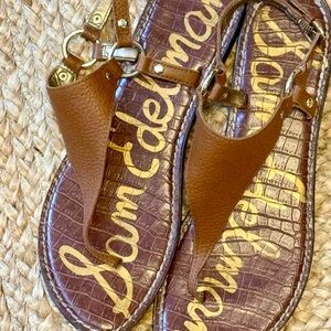 Sam Edelman Tan Leather Sandals